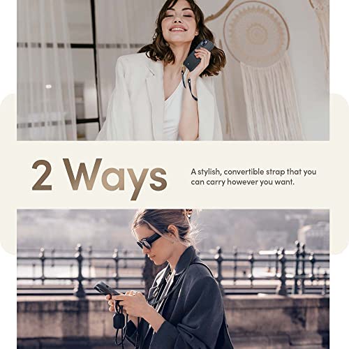 CYRILL-Spigen-Classic-Charm-Mag-Back-Cover-Case-Compatible-with-iPhone-14-2022-Faux-Leather-TPU-PC-Crossbody-Strap-Black