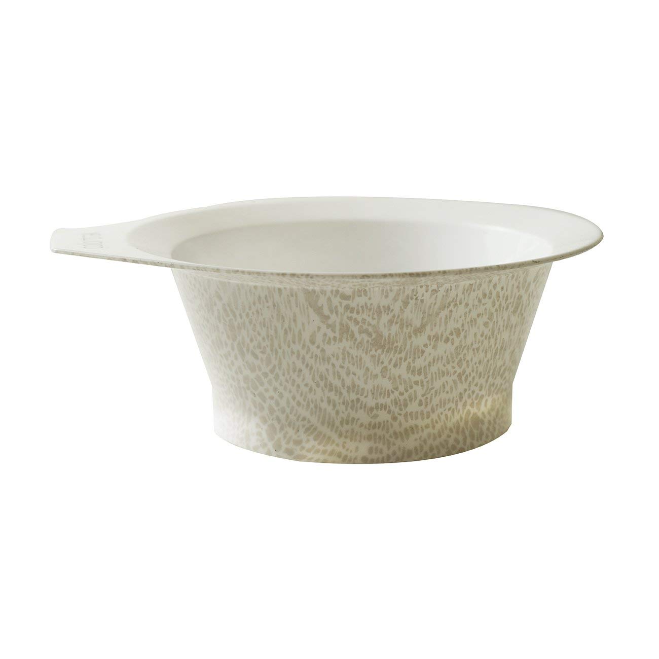 ColorTrak Safari Chic Color Bowl, White Snakeskin