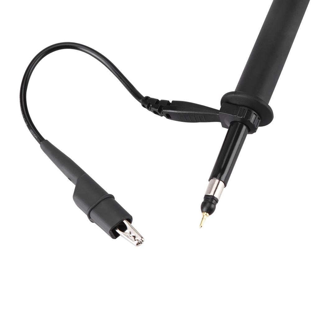 Sonde, P6500 500MHz 10X Oszilloskop-Sonde Hochpräziser passiver schwarzer Sondenclip für BNC-Schnittstellenoszilloskope