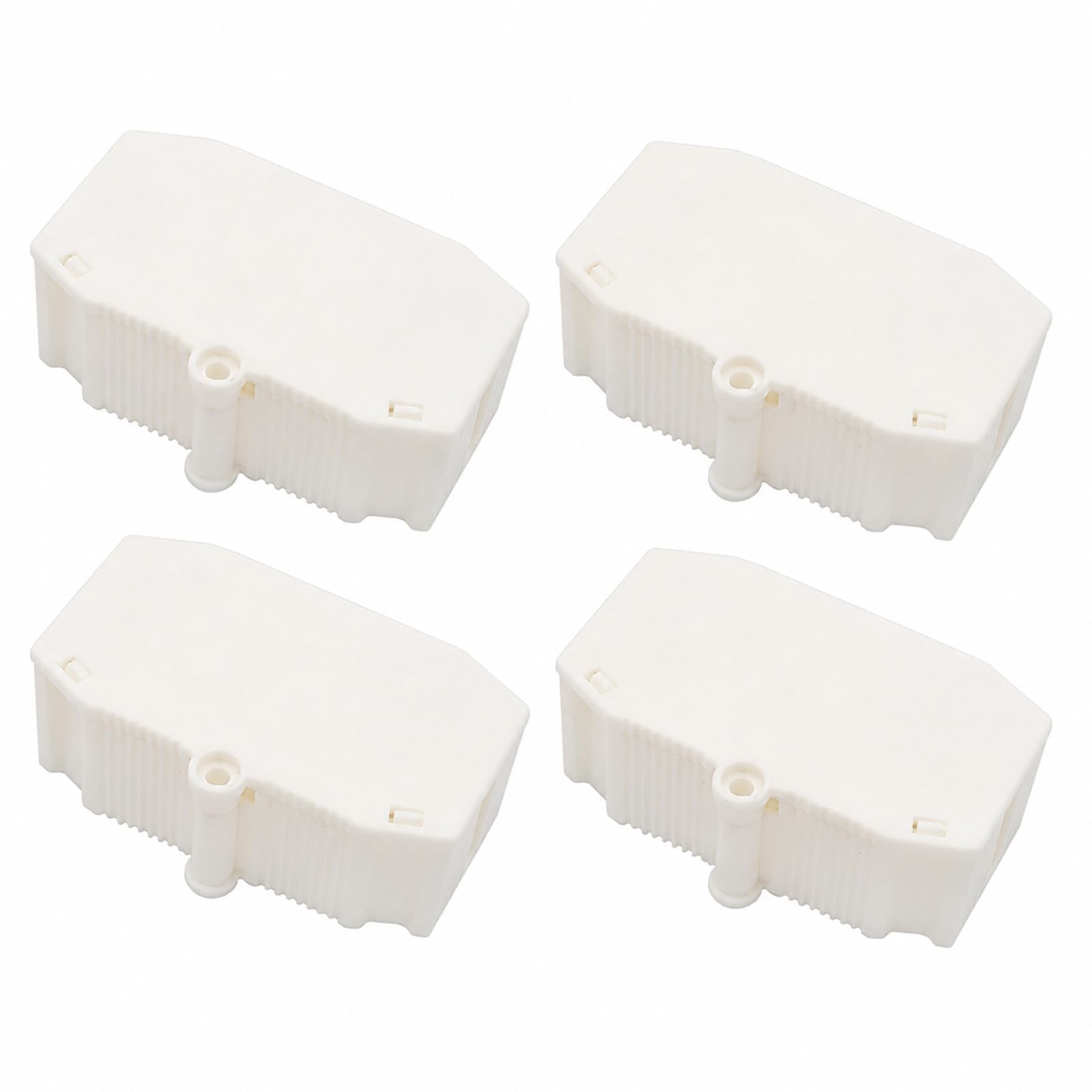 Tinminx 4 Pcs White Plastic Junction Boxes, Cable Connectors for 4-8mm Cables, Dustproof Moistureproof for Indoor Outdoor Electrical Use