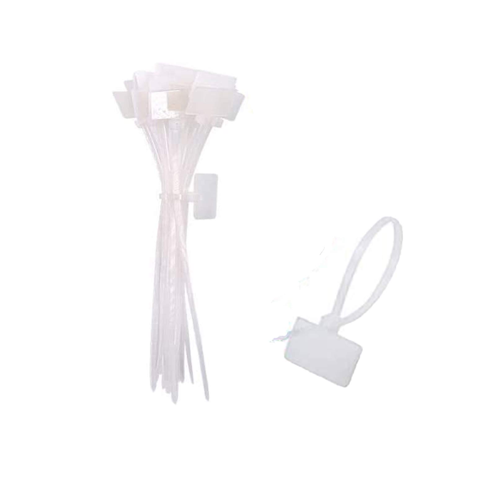 Attaches de câble nylon autobloquantes : collier de serrage plastique noir