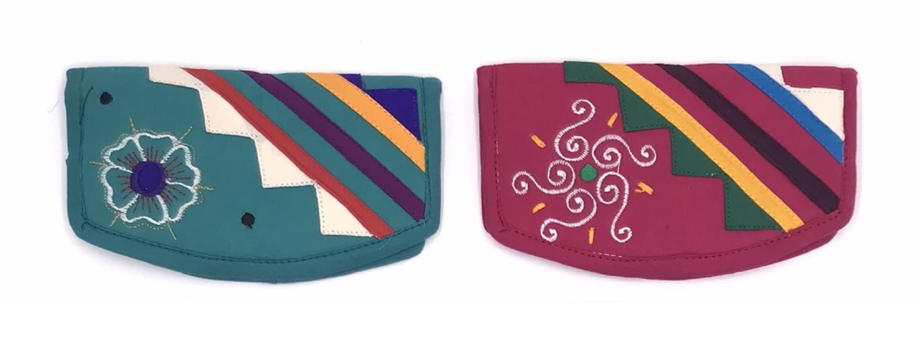 Women's Handmade Designed Mini Wallets Return Gifts for Pooja Wedding Sangeet Shagun Birthday - Multi Coloured Pack Multi 2-image-16
