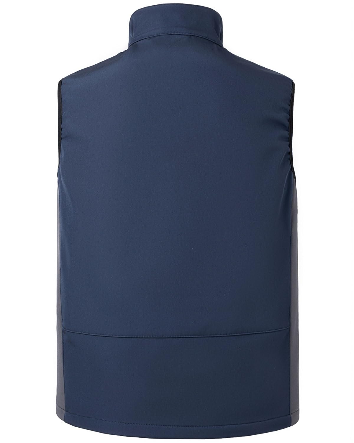 Gilet Softshell pour Homme Coupe-vent Veste Doublé Polaire Sans Manches Légère avec Poches