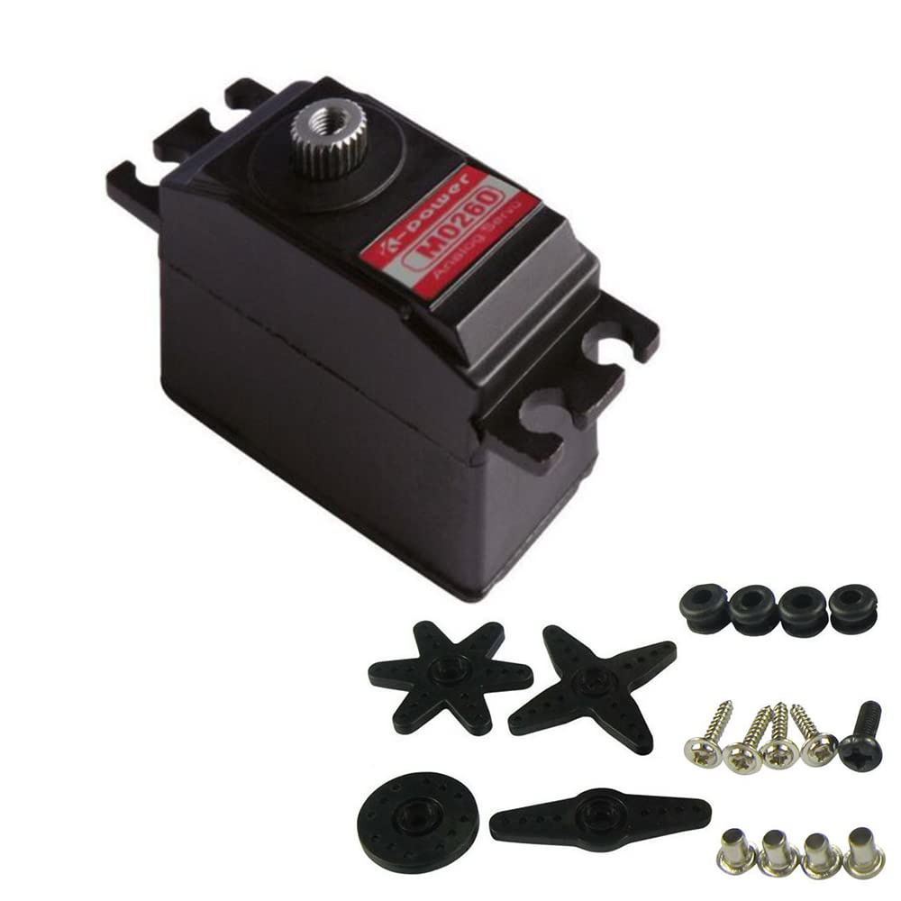 3PCS M0260 RC Servo 4kg Torque Micro Servo Motor Servo Metal Gear Servo Analog Servo for RC Airplane Servo Motor for RC Boat/Helicopter RC Car Servo