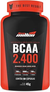 Bcaa 2400, New Millen, Pote 60 Capsulas