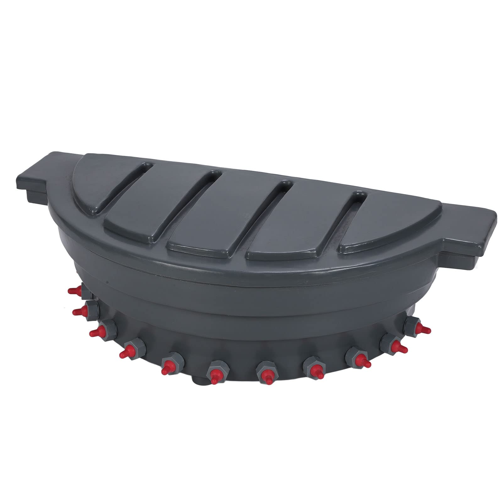 Schafmilch-Futtereimer |Milchfass mit 12 Nippeln und großem Fassungsvermögen für Lämmer/Kälber/Esel |Robustes Polyethylen-Design mit verstellbarem Rahmen |Einfaches