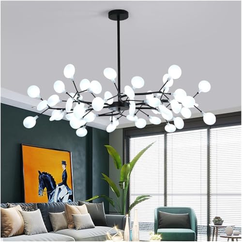 Lustre luxueux blanc et doré luminaire haut de gamme 45cm