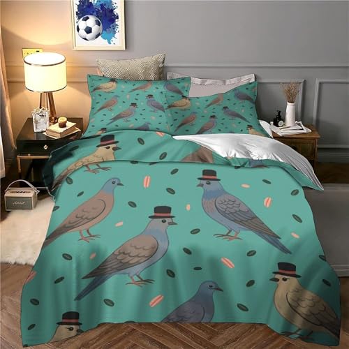 Housse de couette super douce fermeture éclair pour lit double literie mathématiques - 6