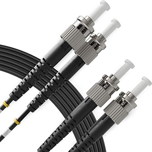 Beyondtech PureOptics Kabel-Serie ST auf ST, für Innen- und Außenbereich, Multimode, 3 m, 62,5/125um OM1 / LSZH unempfindlich, 1 Stück Cover