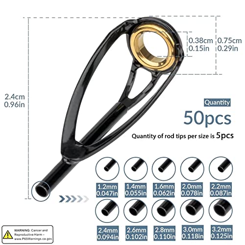 Kit de réparation de pointe de canne pour scion cassé solution rapide 10 tailles - 6