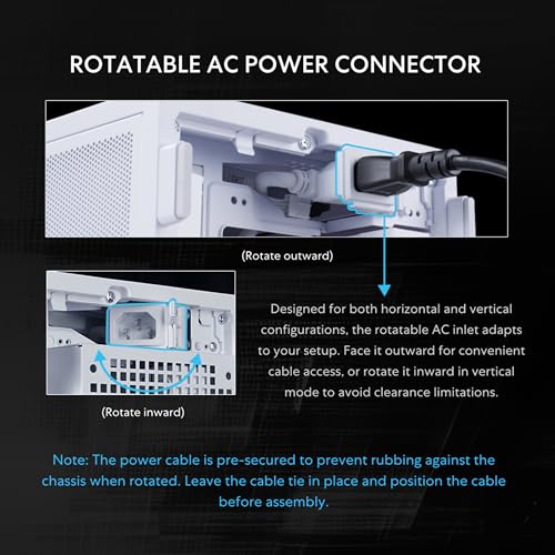 Image of Lian Li B4-mATX 21.3L PC Case, 358mm GPU, 360 AIO, 2 Slim Fans, White Mesh | 2 Pre-Installed 120mm Slim Top Fans, Supports 360mm AIO, 140mm ATX PSU, Horizontal /Vertical Setup, Small Form Factor (B4W)