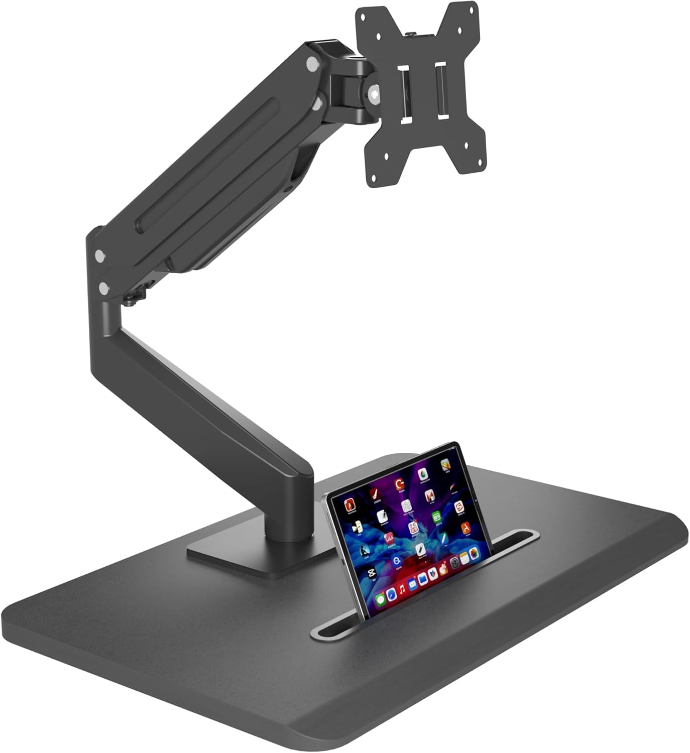 モニタースタンド1台、自立式VESAモニター　デスクマウント Amazon.co.jp: ZG1 プレミアム デスクマウント シングルアーム