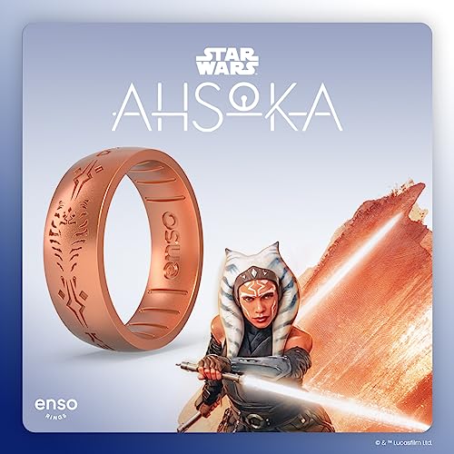 Enso Rings Silicone Wedding Ring - Etched Star Wars Designs - Comfortable Contour Fit - Made in USA - Ideal for Active Use2