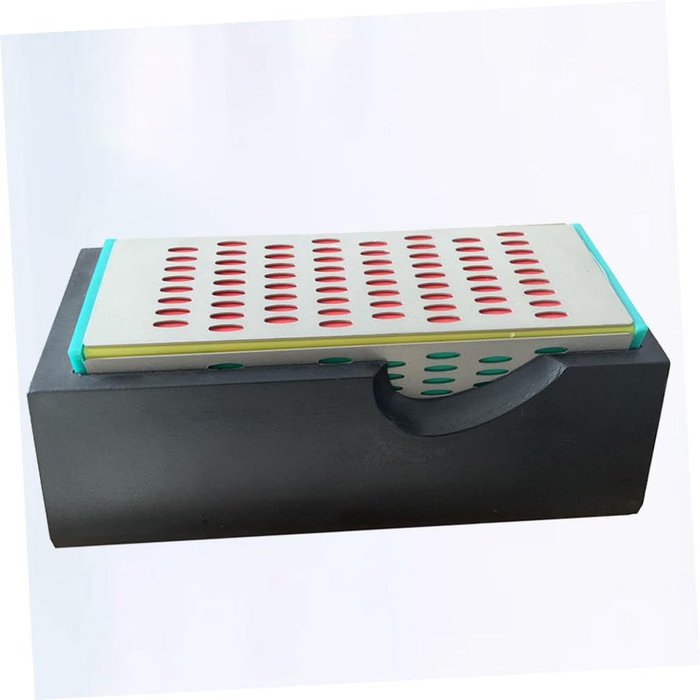 Affûteur de Couteaux Blocs Diamantés à Quatre Faces en Fer Extra-dur Outil Professionnel pour Affûtage Précis des Couverts Cuisine Cuisine
