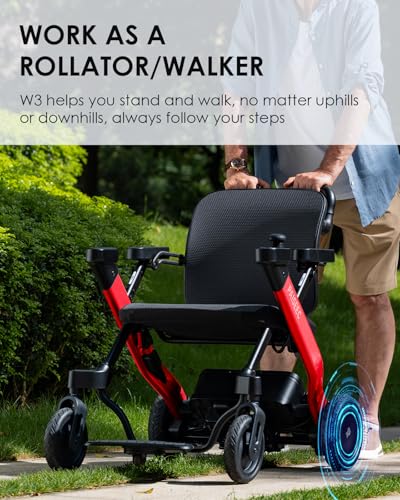 Image of Paiseec W3 3-in-1 Electric Wheelchair for Adults with Push-Assist