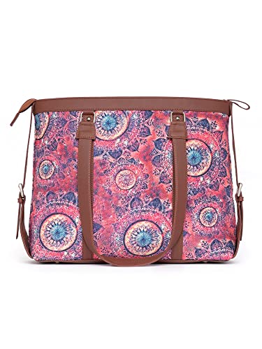 Image of ZOUK Office Bag | Stylish Bags for Office Use | Laptop Bag 15.6 inch | Stylish Tote for Office Use | Purse for Women | Vegan Leather Handbag | Daily & Travel Use |