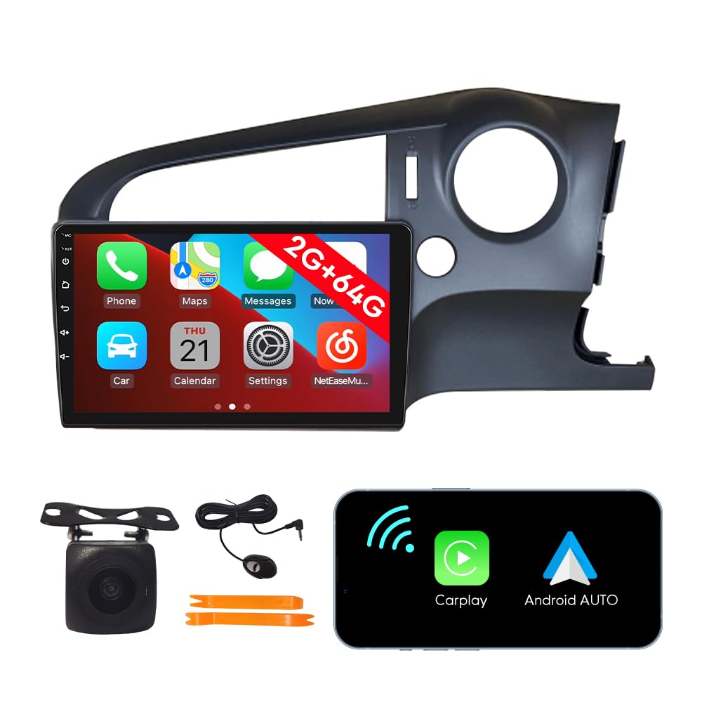 [2G 64G] Android Car Stereo FM Radio Carplay Android Auto 10.1