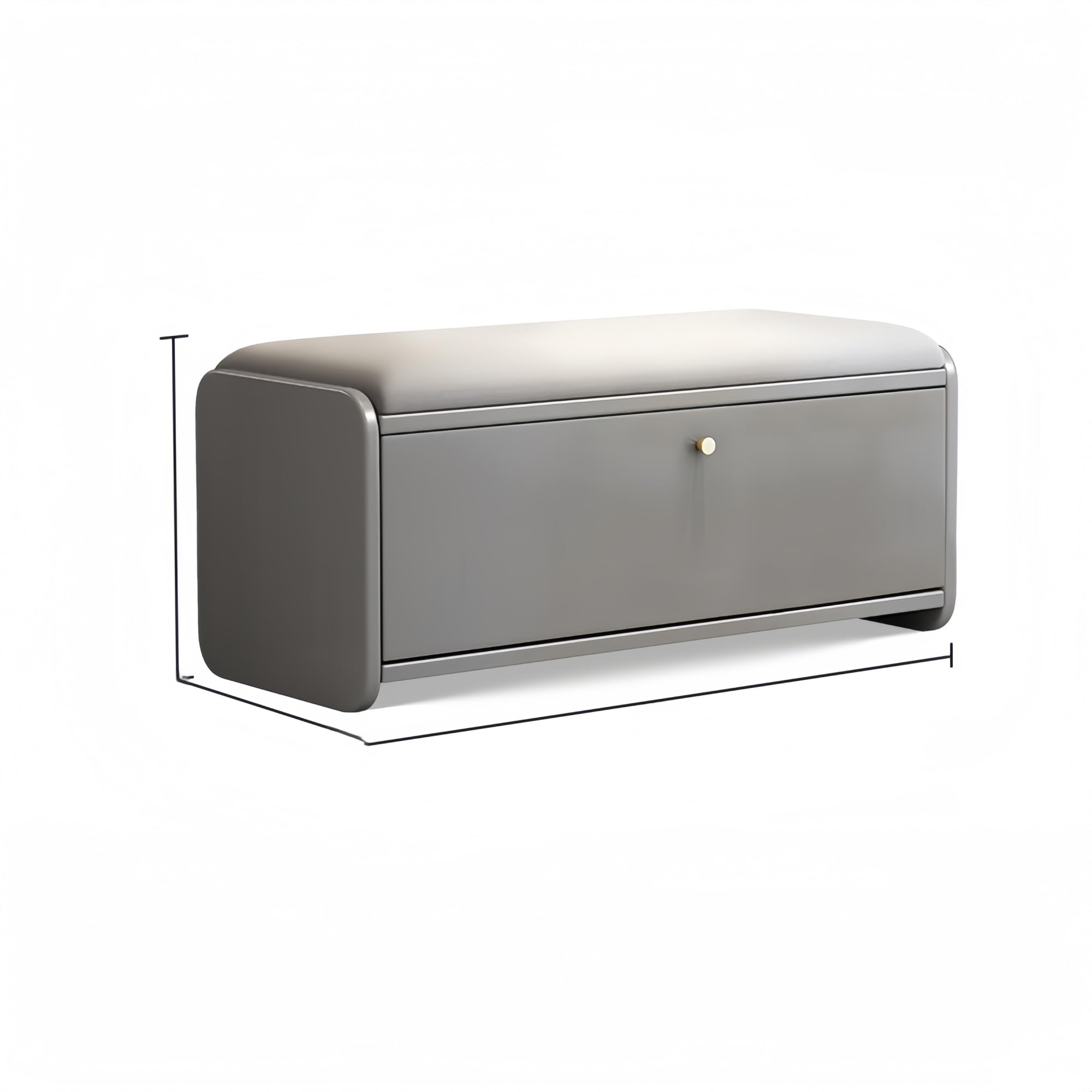 Banc d'entrée avec rangement pour optimiser les petits couloirs