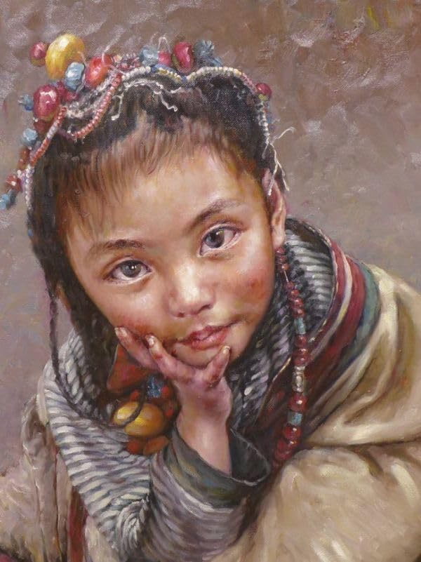 子供たちの笑顔 油彩画 2009年 いつものガラス工芸品や17世紀の油彩画に、実はこわい一面が？知ったら