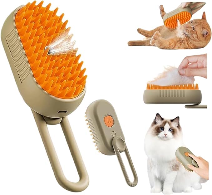 DAEEXINO (1Pcs) 3 In1 Spray Cat BrushSelf-Cleaning Wet Cat Comb with USB Rechargeable & Water Tank,Suitable for Dogs,Cats to Reduces Flying Hair,Remove Tangled - Pet Grooming Brush. (B0D35D4PDZ) Amazon Price History, Amazon Price Tracker