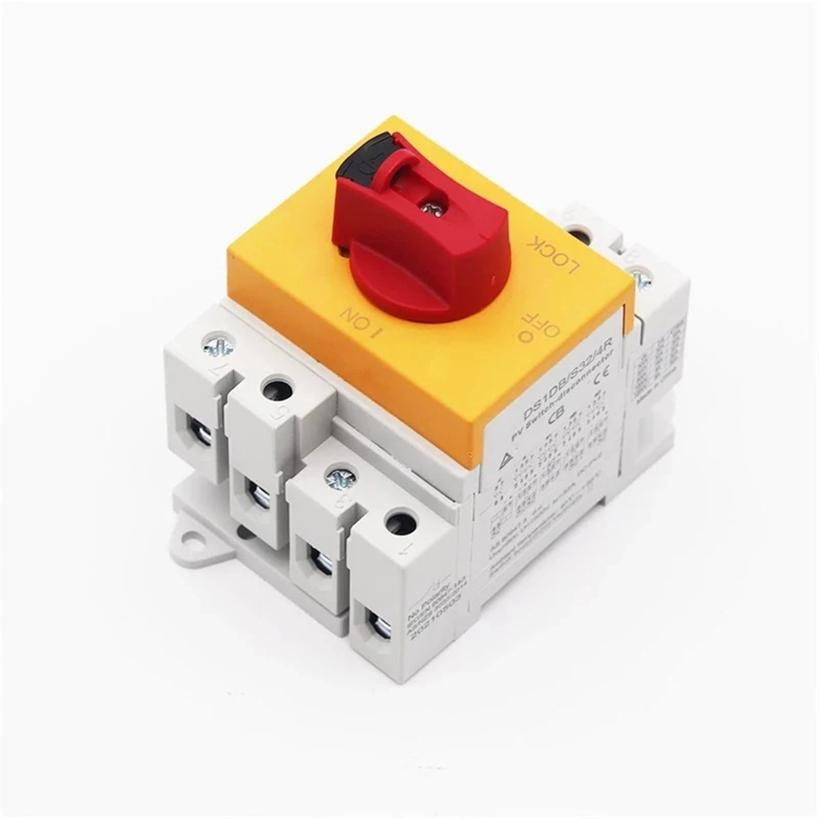 JGNAYRKJQI 2P 32A 600V 4P 1000V 1200V Solar DC Isolator Switch Disconnector(32A 1200V)
