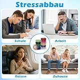 YANGTSUNG Akupressur Ring, 12 Stück Fingermassagering Set für Stressabbau, Entspannung und Förderung der Durchblutung, 27 mm, Massage Finger, Fidget Ring für Erwachsene und für kinder (Farbig)