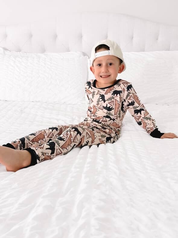 Image of ITSY BITSY BOUTIQUE Viscose Bamboo Baby Pajamas - Boys and Girls Footie Sleeper Convertible 2-Way Zipper Sleeper