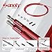 ZANOTY Jump Rope for Fitness - Tangle Free Skipping Rope both for Men & Women - Adjustable Length Crossfit Jumping Ropes for Speed Workout - Ideal for Boxing, Gym, Weight Loss & Indoor Exercise