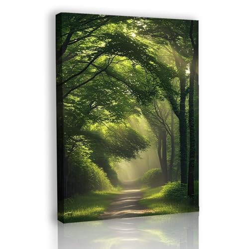 YSYCZ Canvas Painting Nature Tree Wall Decor Forest Wall Art Pictures for Living Room Hallway Bedroom Office Home Decoration 12 x 16
