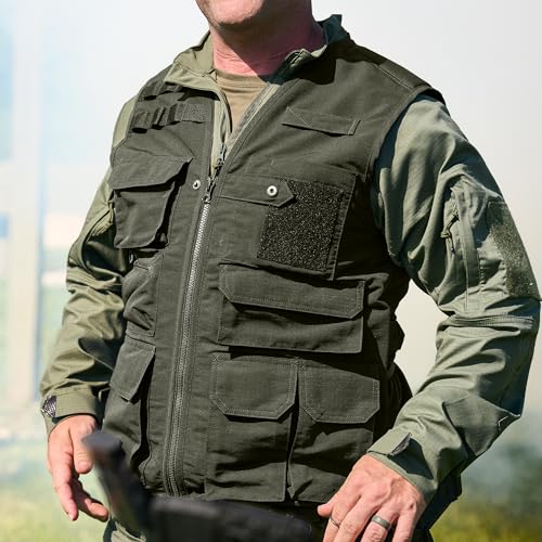 Image of Edgetec Outdoor Utility Vest, Fishing, Hunting, Tactical Ripstop