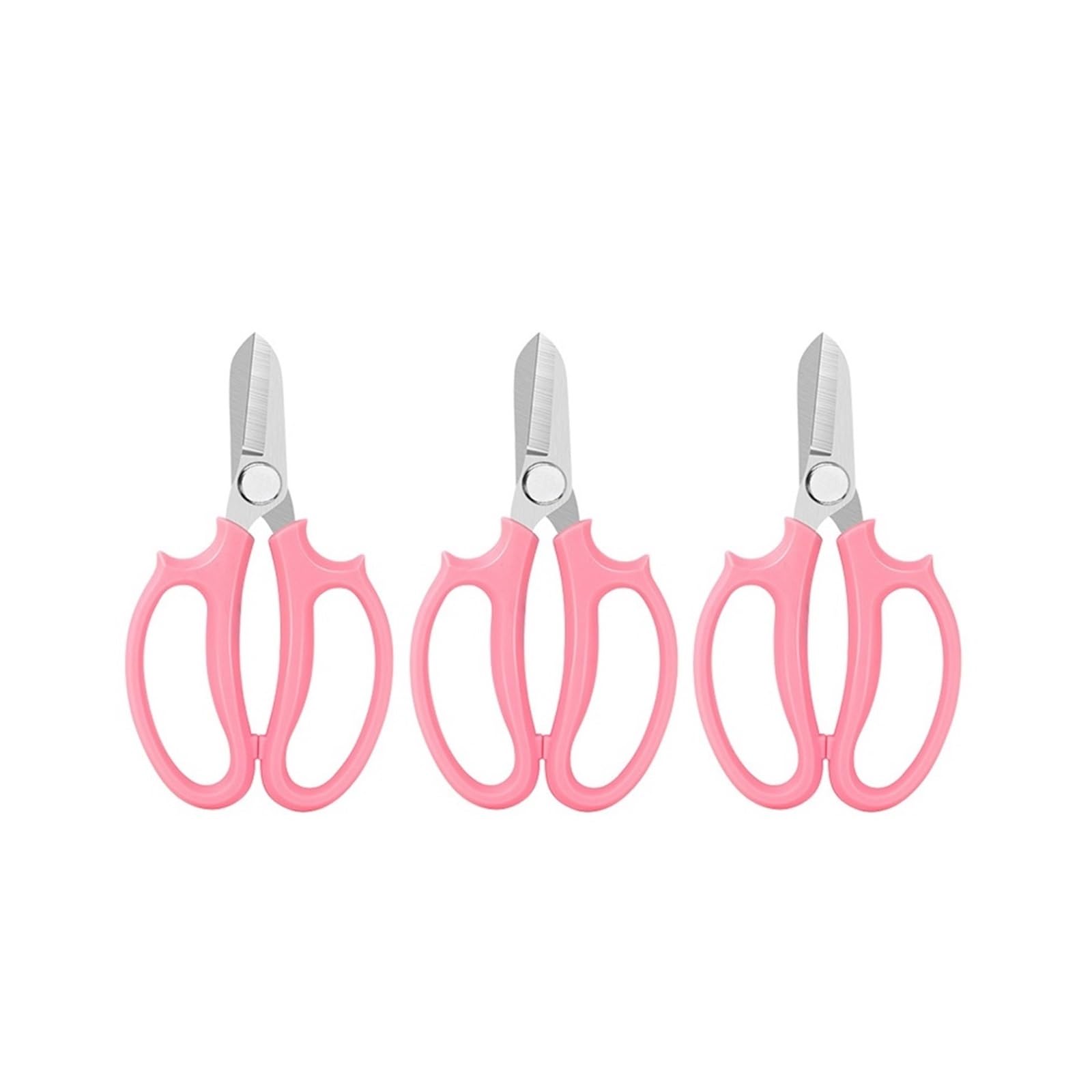 Bonsai and Floral Pruning Shears – Garden Scissors with Comfortable Grip for Precise Plant Trimming(Pink3)