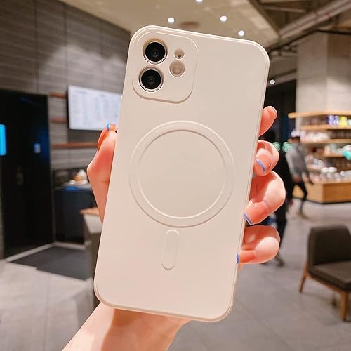 Miniatura 1 de Funda magnética de silicona para iPhone 13 Pro  Silicona suave al tacto con forro de microfibra  Compatible con accesorios MagSafe  para 13P de 6.1