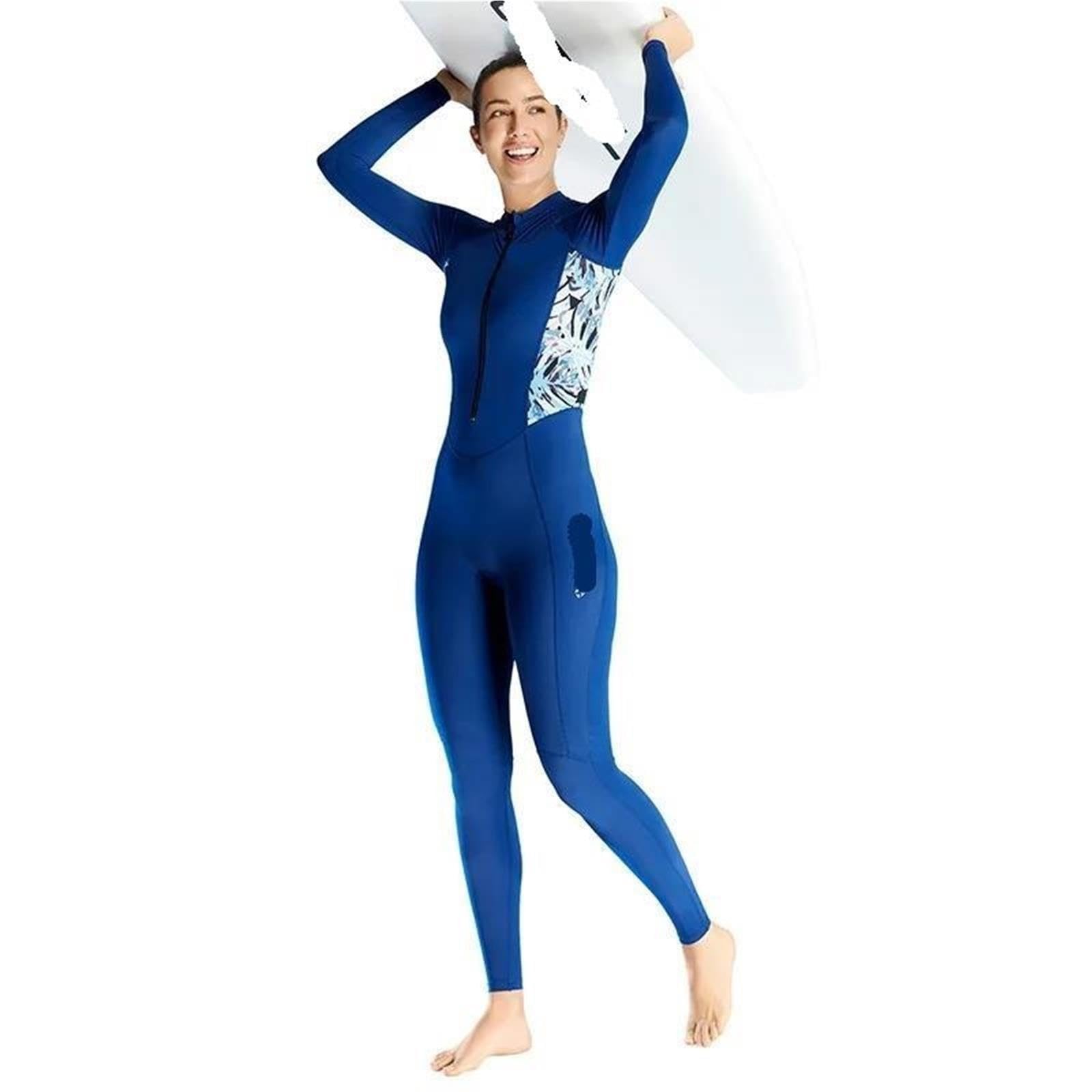Rash Guard donna in un unico pezzo a maniche lunghe cerniera frontale