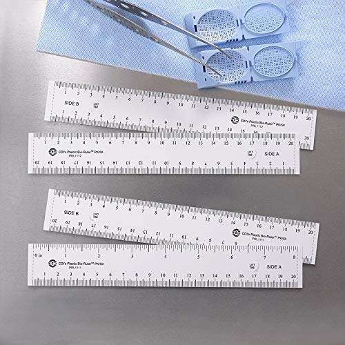 Cancer Diagnostics PRL1111 CDI's Bio-Ruler (Super Flexible Plastic with Life-tab), Metric/Standard - PK/50