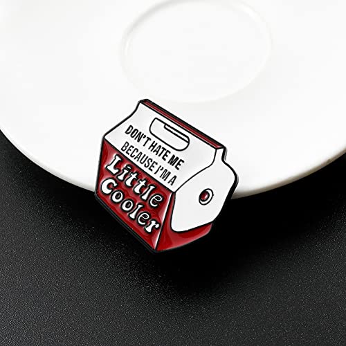 Cute Enamel Pins Cartoon Little Cooler Design Novel Brooch Pins For Backpacks Badges Hats Bags Lapel Pins Accessory For Men Women Girls Kids #TOP4