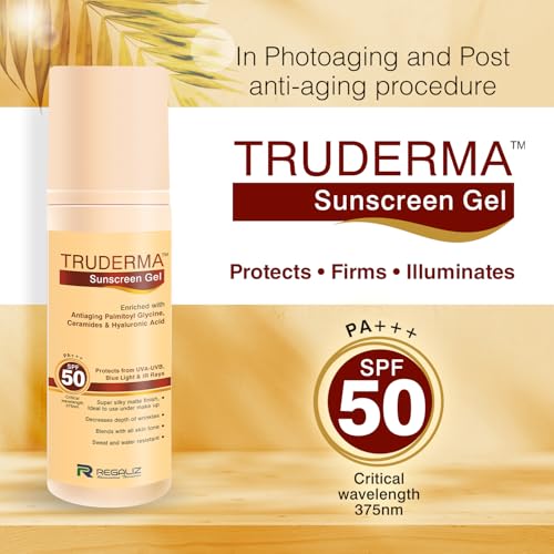 Regaliz Truderma Silicone Sunscreen Gel Spf 50+ | Broad Spectrum Uva & Uvb Protection | 50Gm, All - Image 2