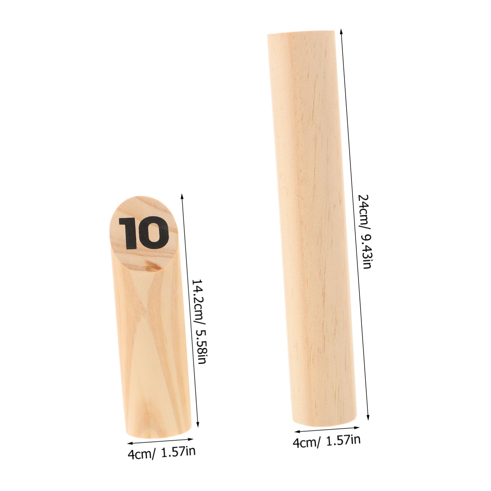 WOONEKY Jeu De Lancer Numéroté en Bois Massif, Kit Complet, Jeu D’extérieur Familial, Jouet Interactif pour Garçon Et Filles Et Adultes, pour Amusement Et Renforcement des Liens Sociaux