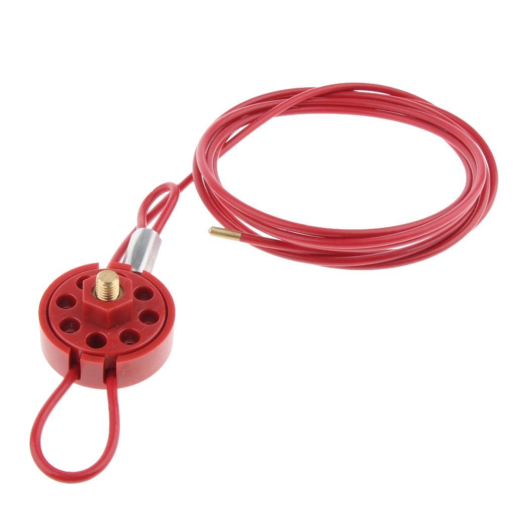Câble De Consignation Réglable Loto Lockout étiquetage Sécurité électrique 2m