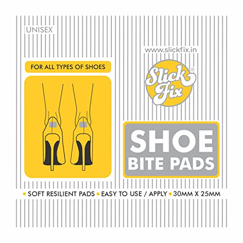 Image of SlickFix Shoe Bite Protector Pads Self-Adhesive With 24-Pcs, back heel for protectors, Heel comfort pads, Suitable for Insole, Heel savers for shoes, Sneakers, Shoes Accessories for Men & Women.