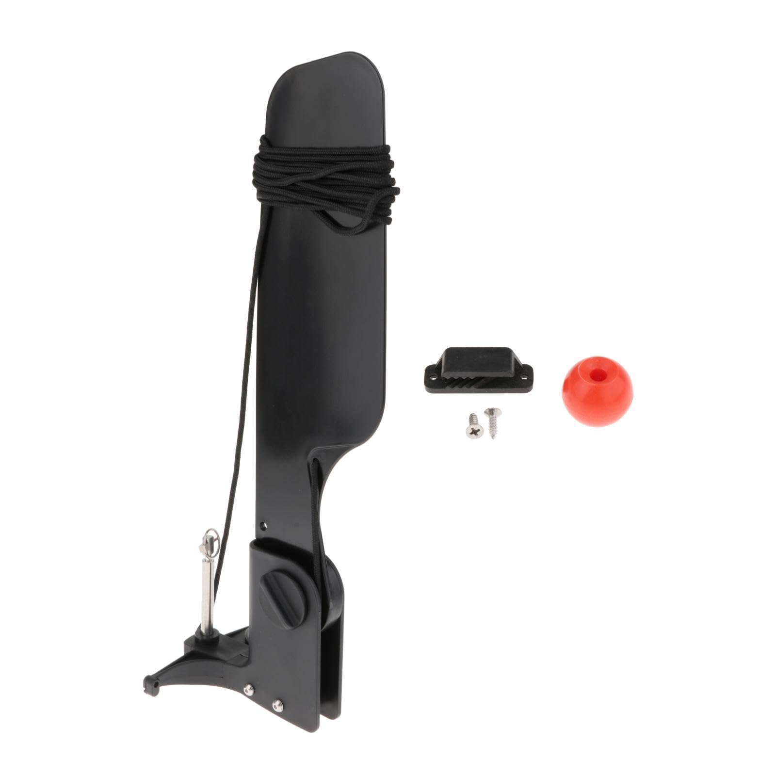 Timone per Kayak, timone per Canoa, timone per Moto d'Acqua con Fissaggio dell'attrezzatura, Coda per Barca da Pesca, Kayak da Mare, Canoa, Nave,
