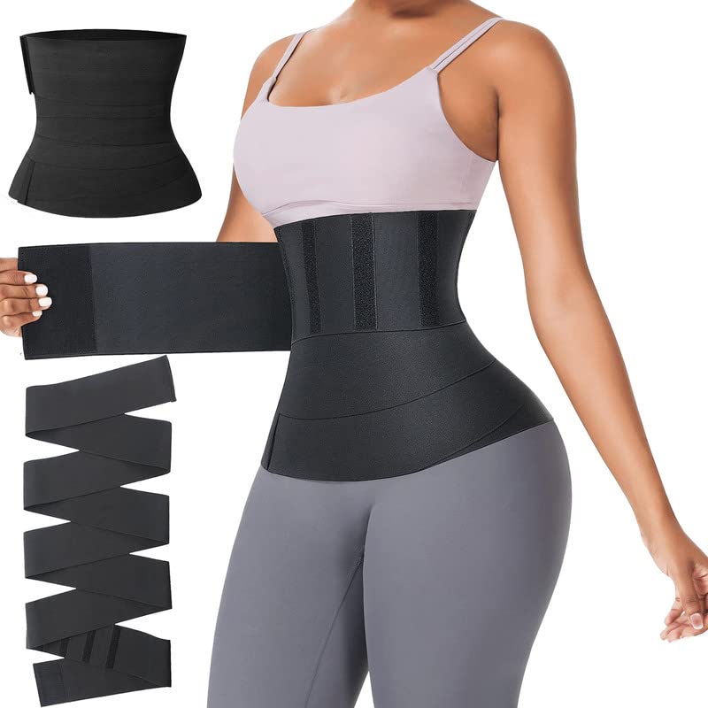 FiT Corset D'entraînement Pour Femme Sous Les Vêtements, Serre-taille Réglable Pour L'entraînement, Facile à Utiliser, Noir