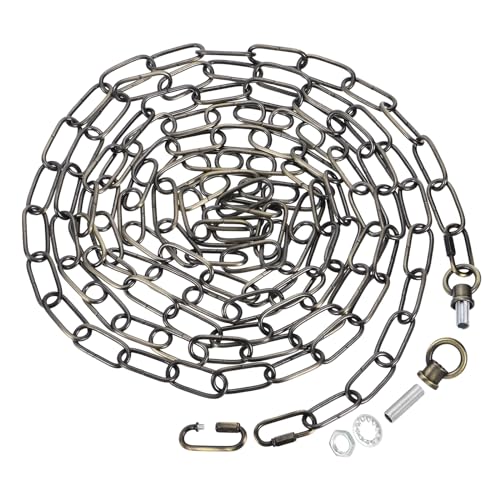 Chaîne pour suspensions lampes PATIKIL en bronze de 15 pieds pour lustre et plafonnier