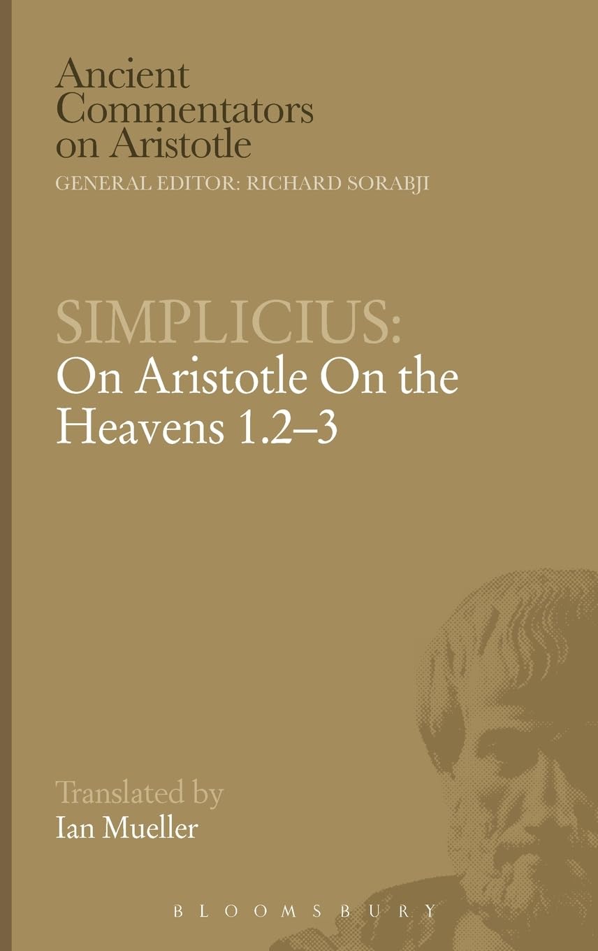 Buy Simplicius: On Aristotle on the Heavens 1.2-3 — BookShops.in