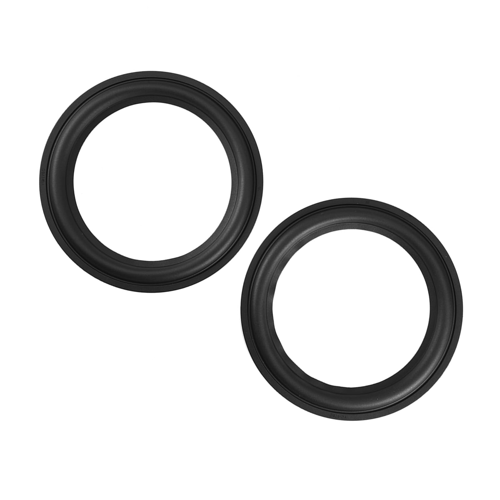 Demeras 2 pièces 8 Pouces Haut Parleur en Caoutchouc Surround Mousse Bord ent Anneaux pièces de Rechange pour Haut Parleur pièces de réparation