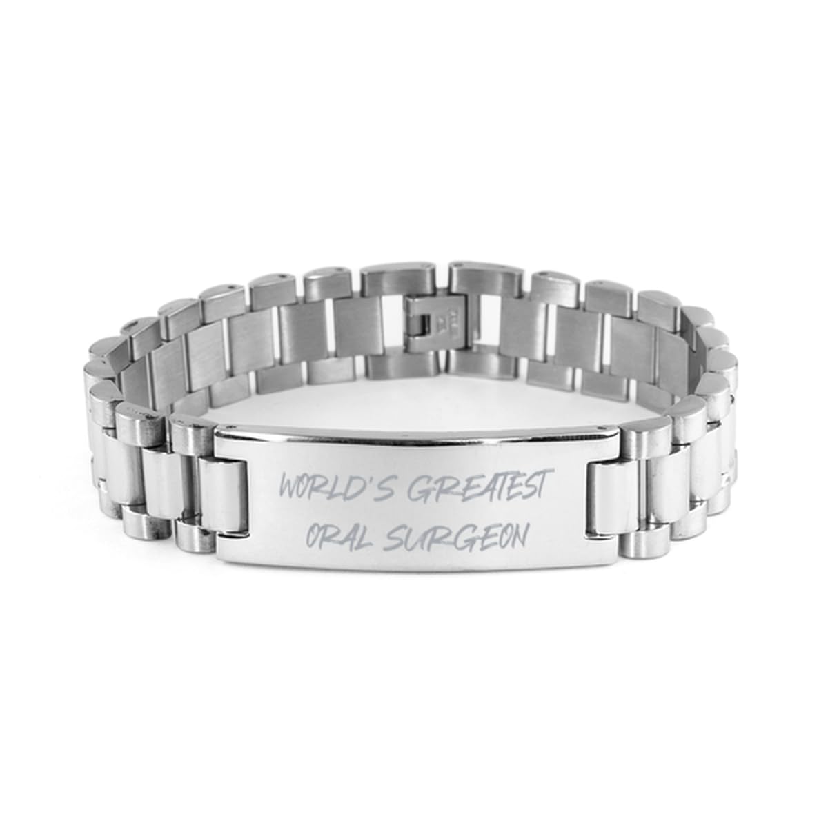 Funny Oral surgeon Gifts Worlds Greatest Oral Surgeon Sarcastic Birthday Ladder Bracelet Gifts For Friends From Friends Dental