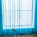 MIULEE Regalo Navidad Cortinas Poliéster Translucida de Dormitorio Moderno Ventana Visillos Salon...