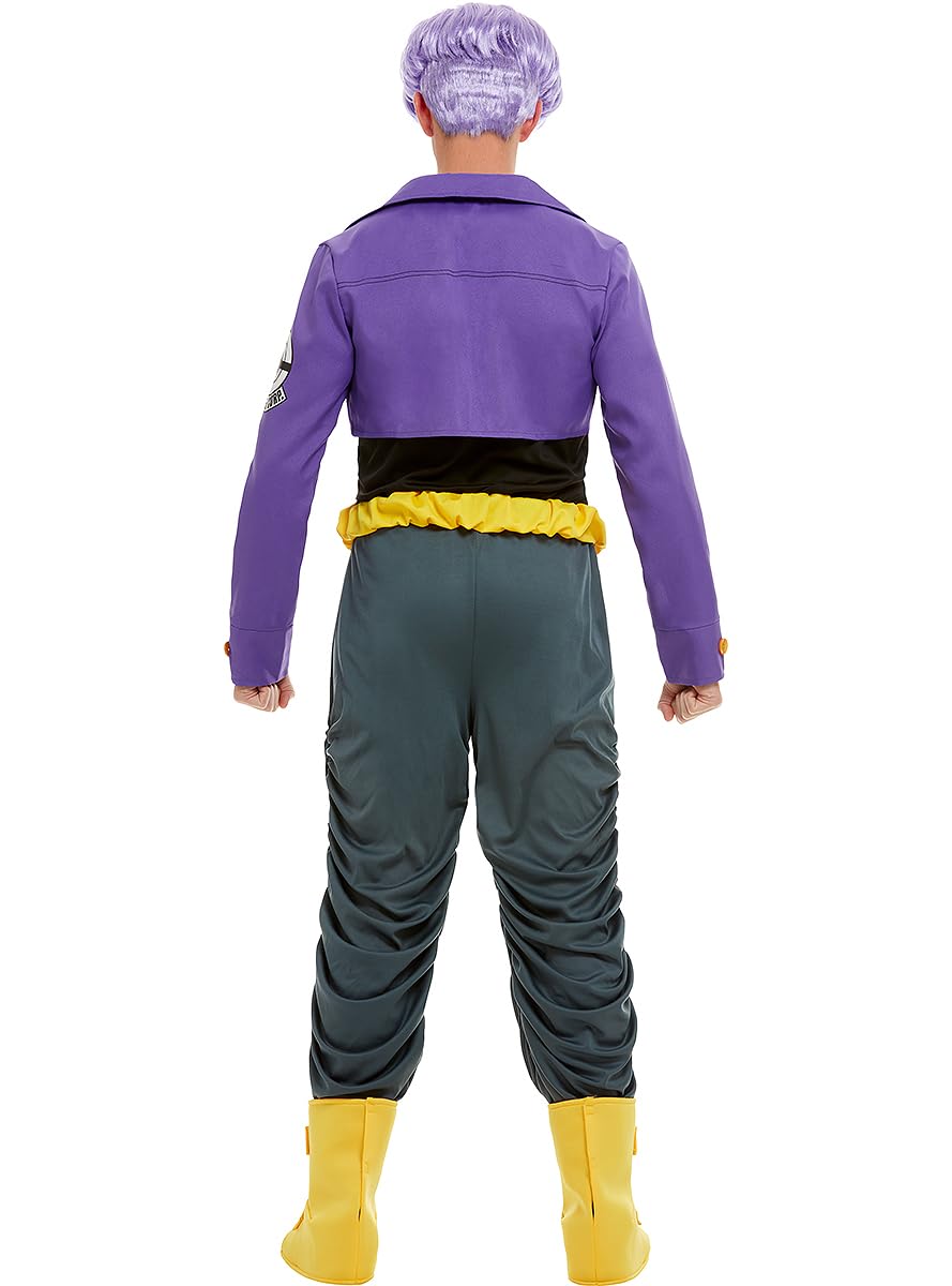 Funidelia | Disfraz de Trunks Dragon Ball para hombre Bola de Dragón, Manga, Saiyan - Disfraz para adultos y divertidos accesorios para Fiestas, Carnaval y Halloween - Talla L - Morado