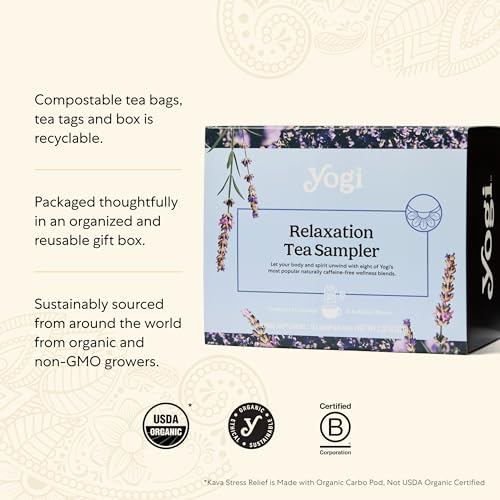 Yogi YO-STRESSANDSLEEPSAMPLERBOX-8PK Tea Stress & Sleep Sampler Box thumb #6
