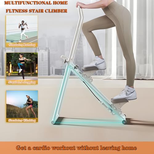 Machine d'escalade verticale pliante avec écran LCD et support de téléphone - 6
