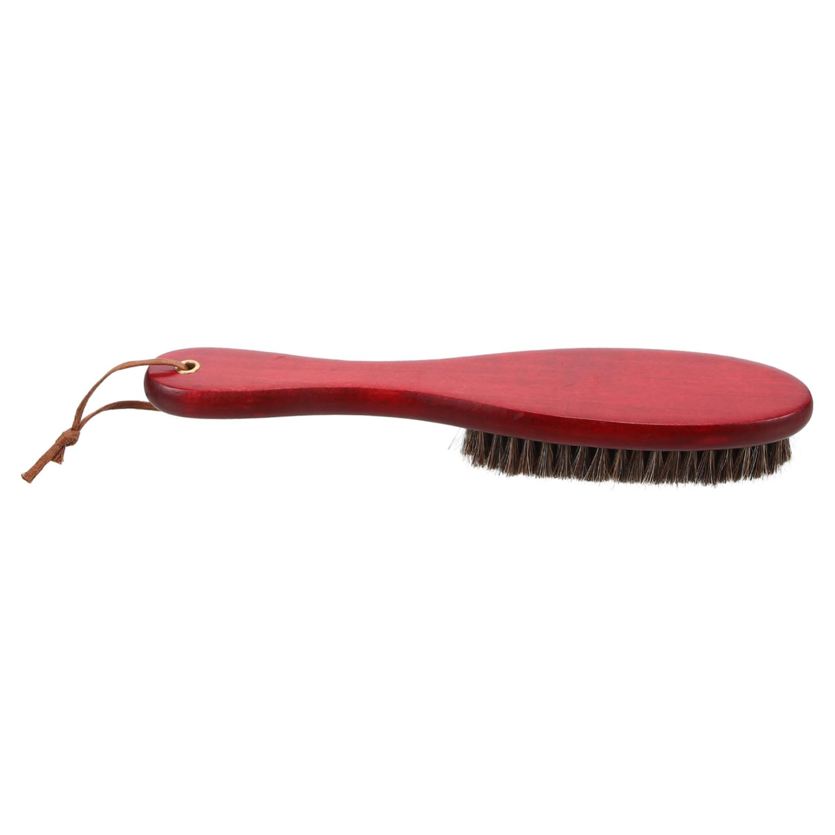 Healeved 5 Piezas Cepillo de Haya de Caballo Largo Zapatos Limpieza Agente de mudanzas hilas Tela Kit de Cuidado de Botas de Cuero Exfoliante para Limpiar Cabello de Caballo